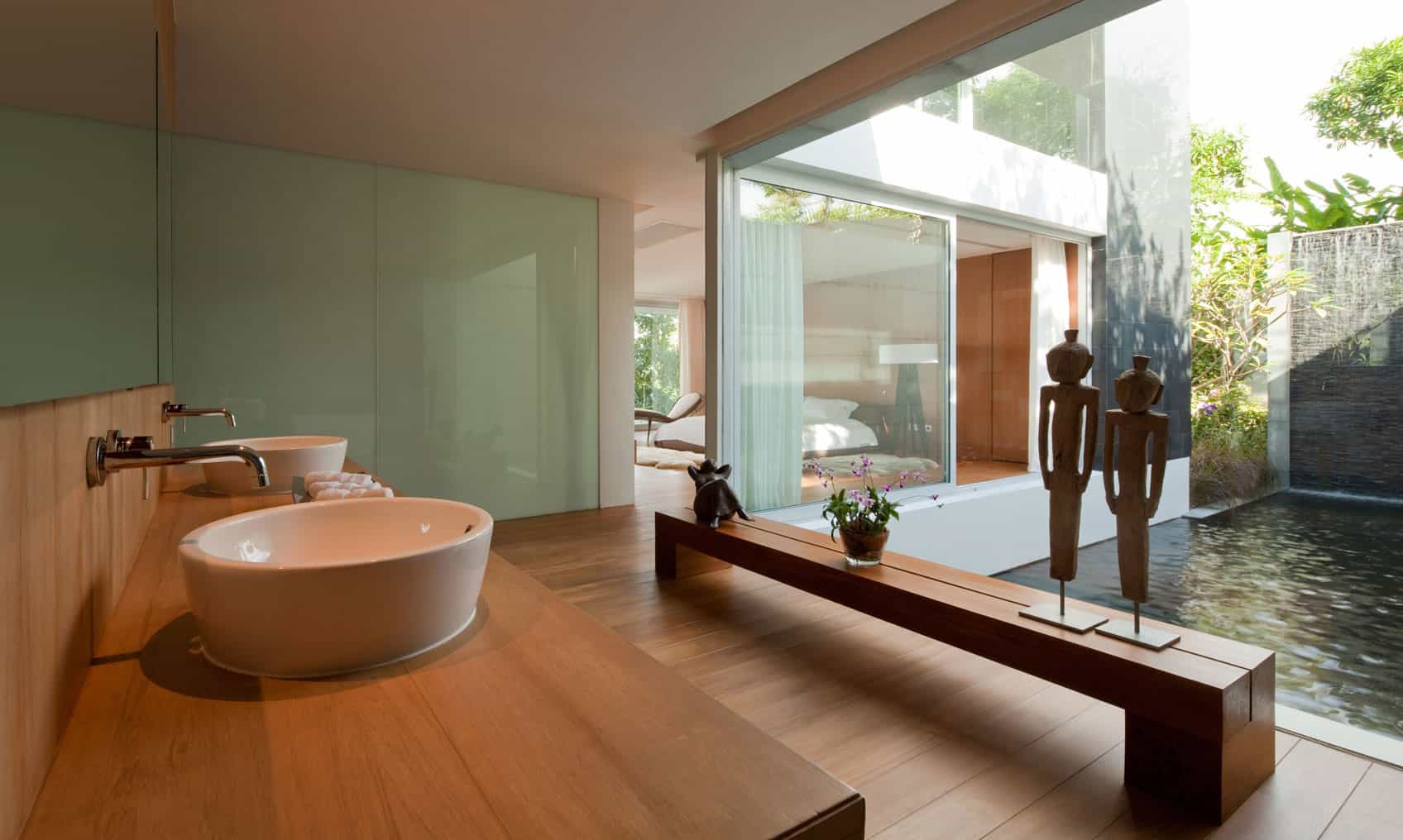Serenity House By Dbalp with Outdoor Stream Design