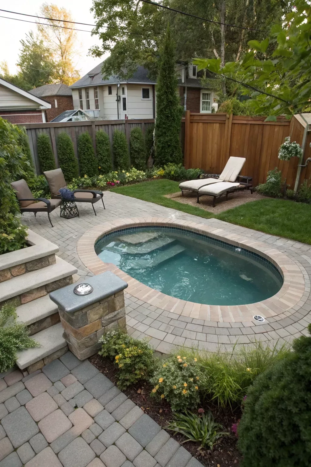 Small Front Yard Swimming Pools: Transform Your Home With Luxe, Compact ... for Outdoor Pool Design