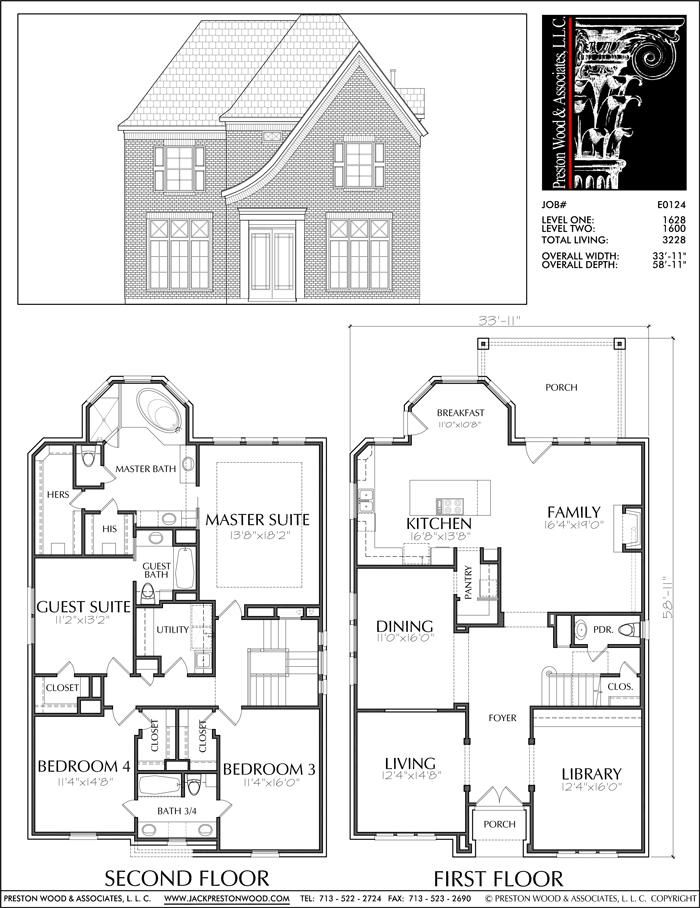 Two Story Floor Plan Blueprint Everyday Homes Offer A Range Of Duplex pertaining to Two Story House Plan