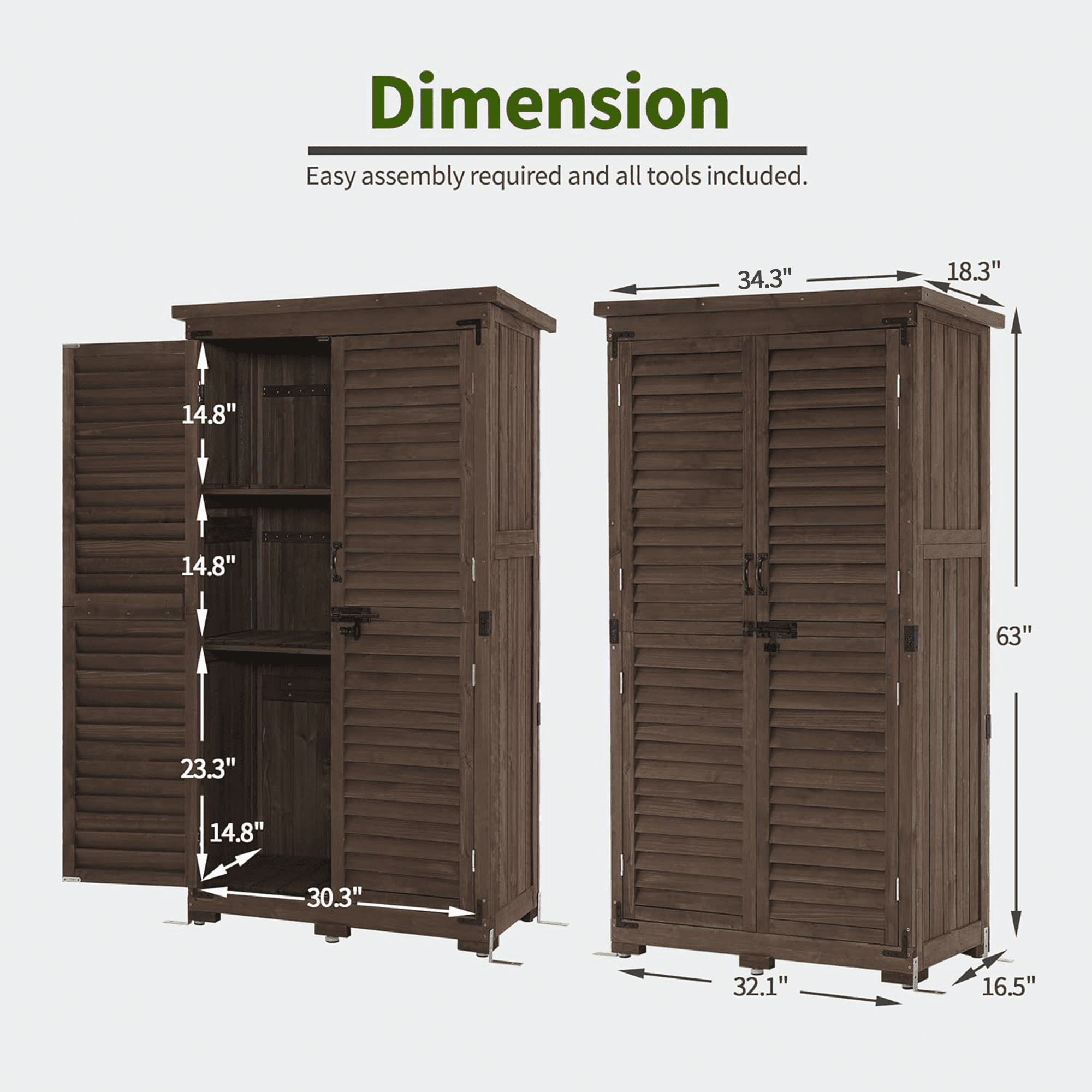 Weatherproof Outdoor Storage Cabinets | Cabinets Matttroy in Outdoor Organizer Design