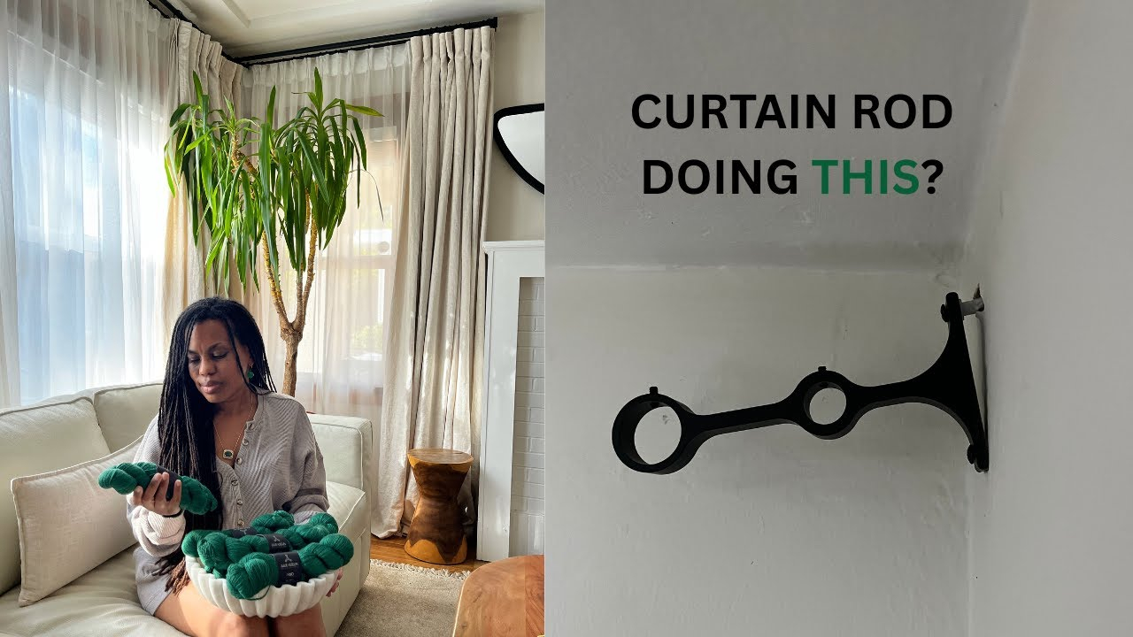 Why Your Curtain Rod Is Falling And How To Fix It For Good - Youtube for Outdoor Rod Design