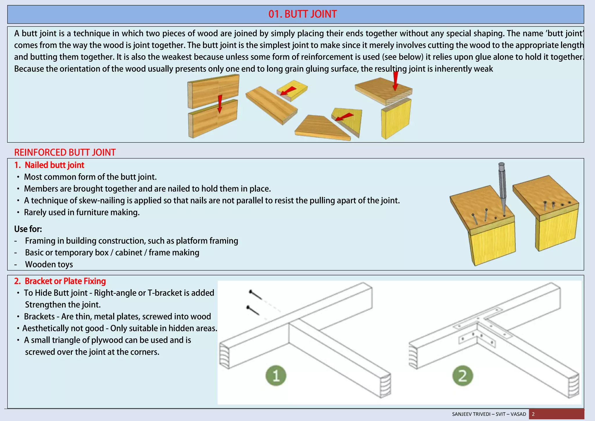 Simple Rules for Safe and Efficient Nailed Joints