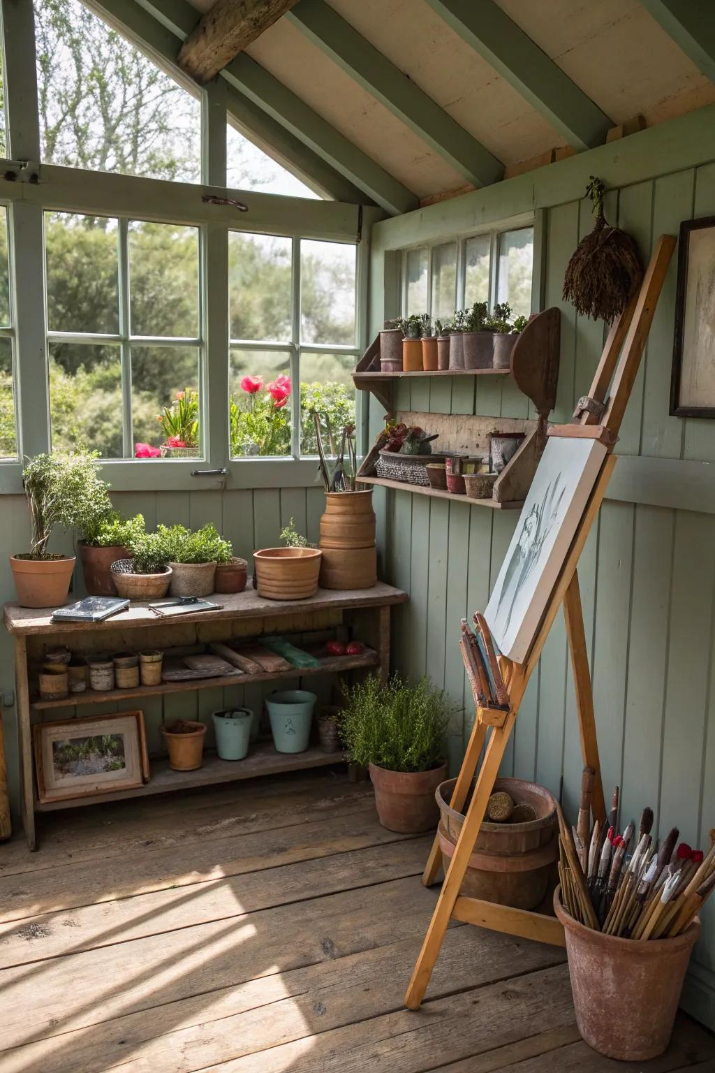 18+ Inspiring Potting Shed Ideas For Your Garden within Potting Shed Design
