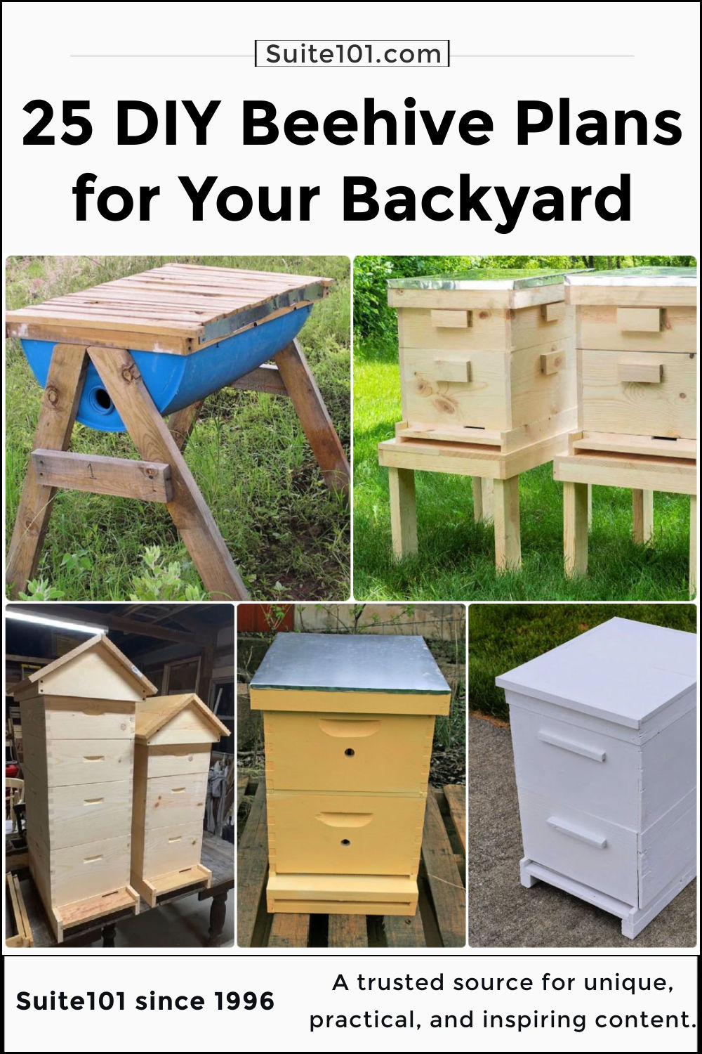 25 Free Diy Beehive Plans To Build Your Own Bee Box regarding Bee Hive Design