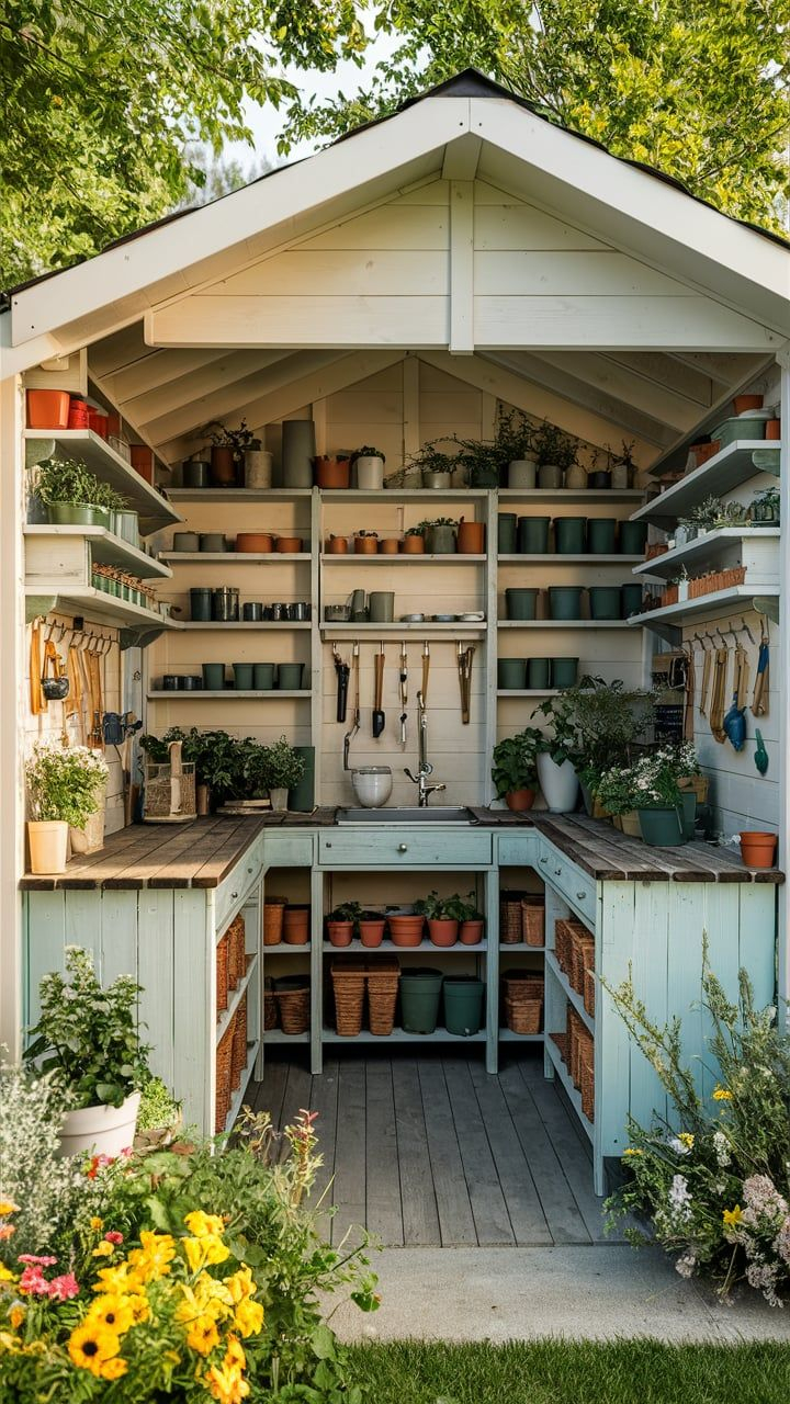 26 Potting Shed Ideas: Transform Your Garden Nook - Elmaaideas.com ... with regard to Potting Shed Design