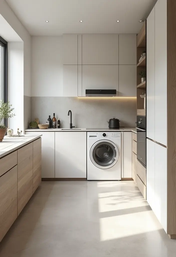 29 Scandinavian Laundry Room Designs For Simple Clean Living - Hyggenza regarding The Ultimate Guide to Designing a Seamless Open Concept Laundry Space in 2026