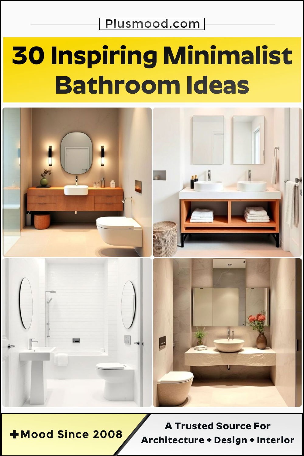 30 Minimalist Bathroom Ideas For A Tranquil Clean Space inside Finding Peace in Small Spaces Through Minimalist Bathroom Layouts