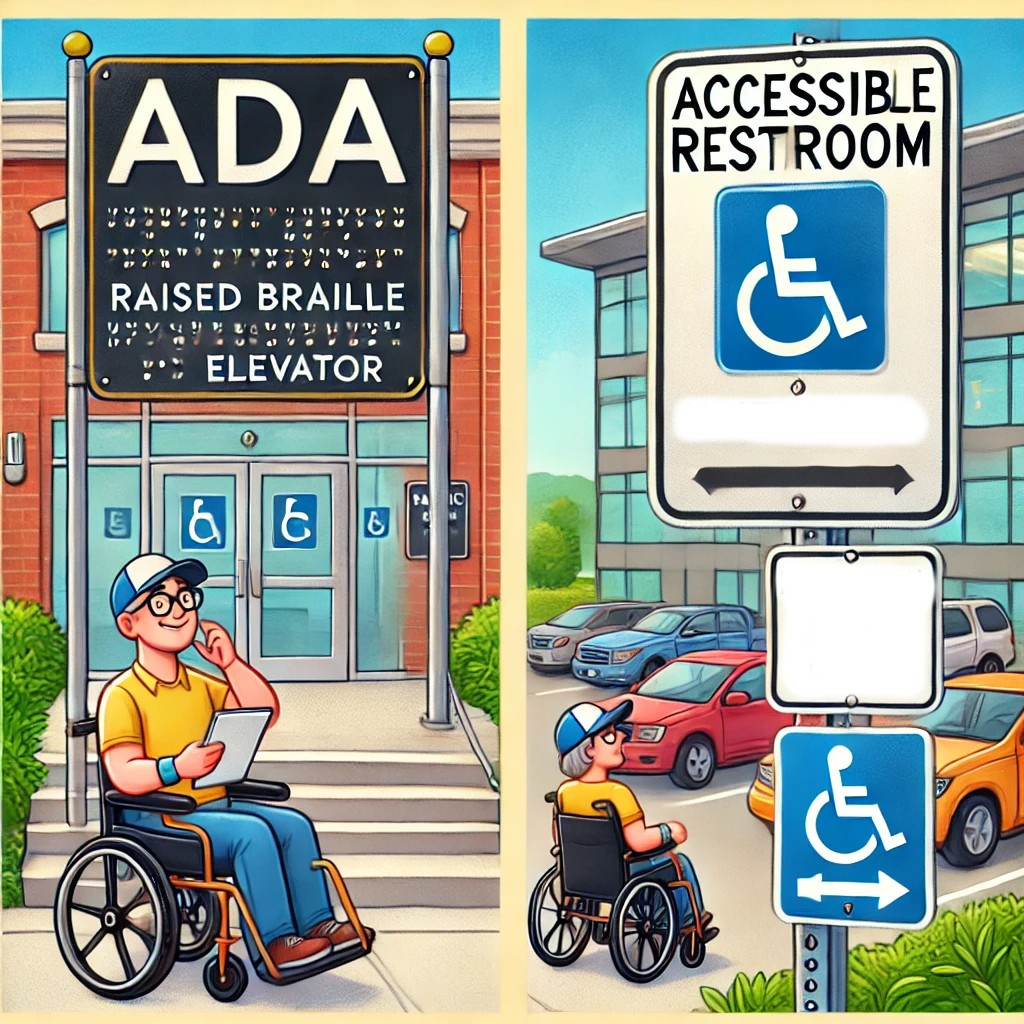 Ada Signage Requirements – A Comprehensive Guide – Know-The-Ada within Exit Sign Design