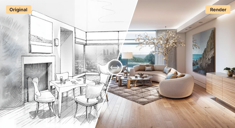 Ai Interior Design &amp; Room Rendering In Seconds · Ai Render Studio throughout Why the Move to Real-Time Rendering Is Changing the Way We Design Spaces