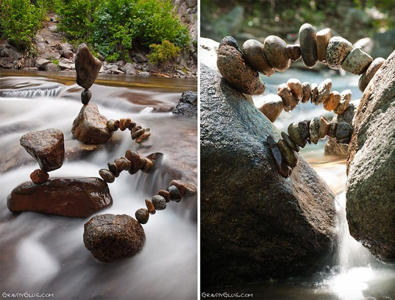 Artist Creates Gravity Defying Art That Requires Immense Focus pertaining to Balancing Stone Wood and Glass to Create Expansive Yet Cozy Architectural Masterpieces