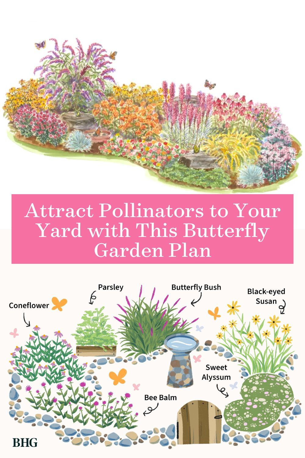 Easy Garden Plans That Attract Tons of Pollinators to Your Yard This Year