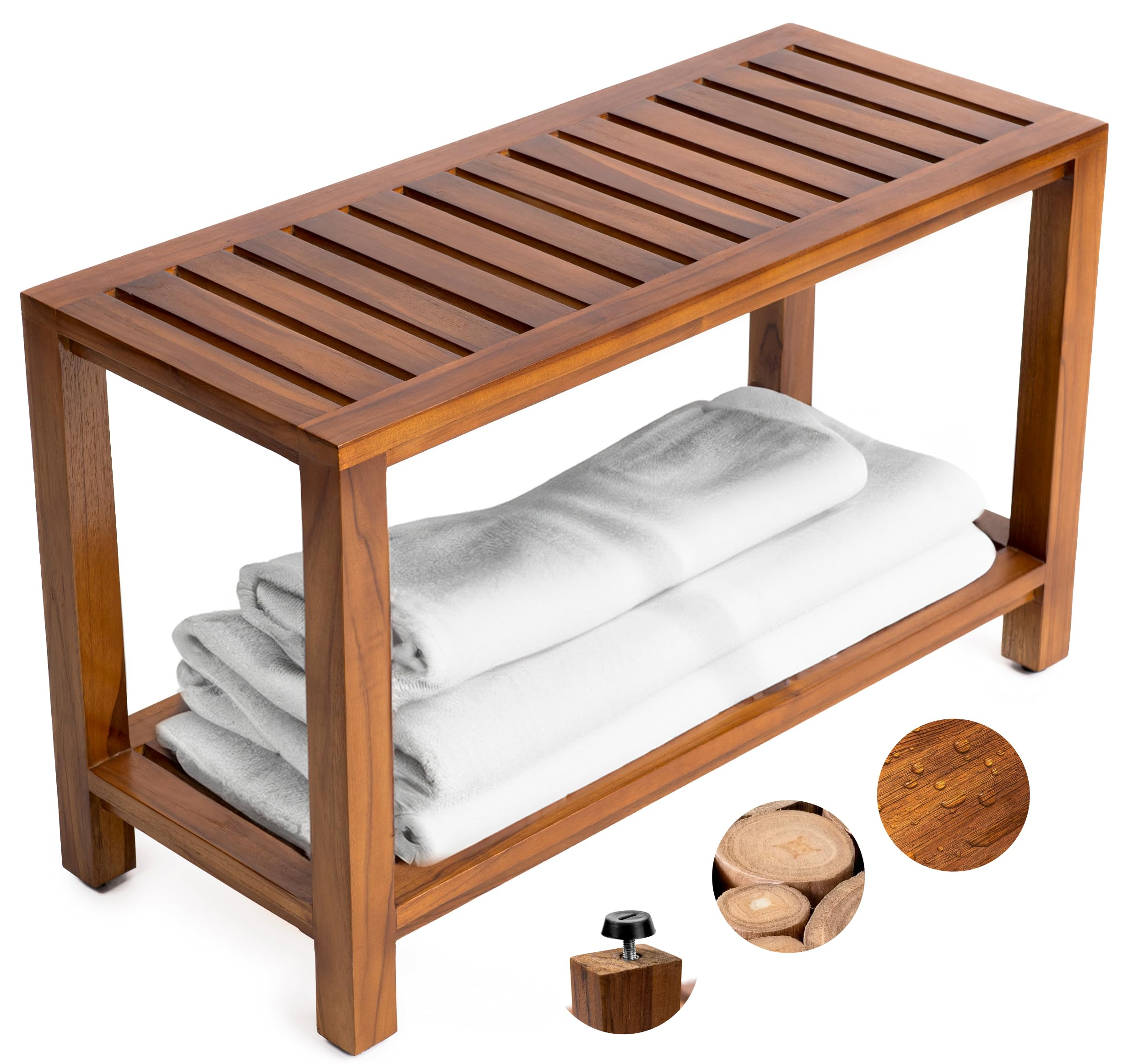 Bathroom Teak Bench pertaining to Shower Seat Design