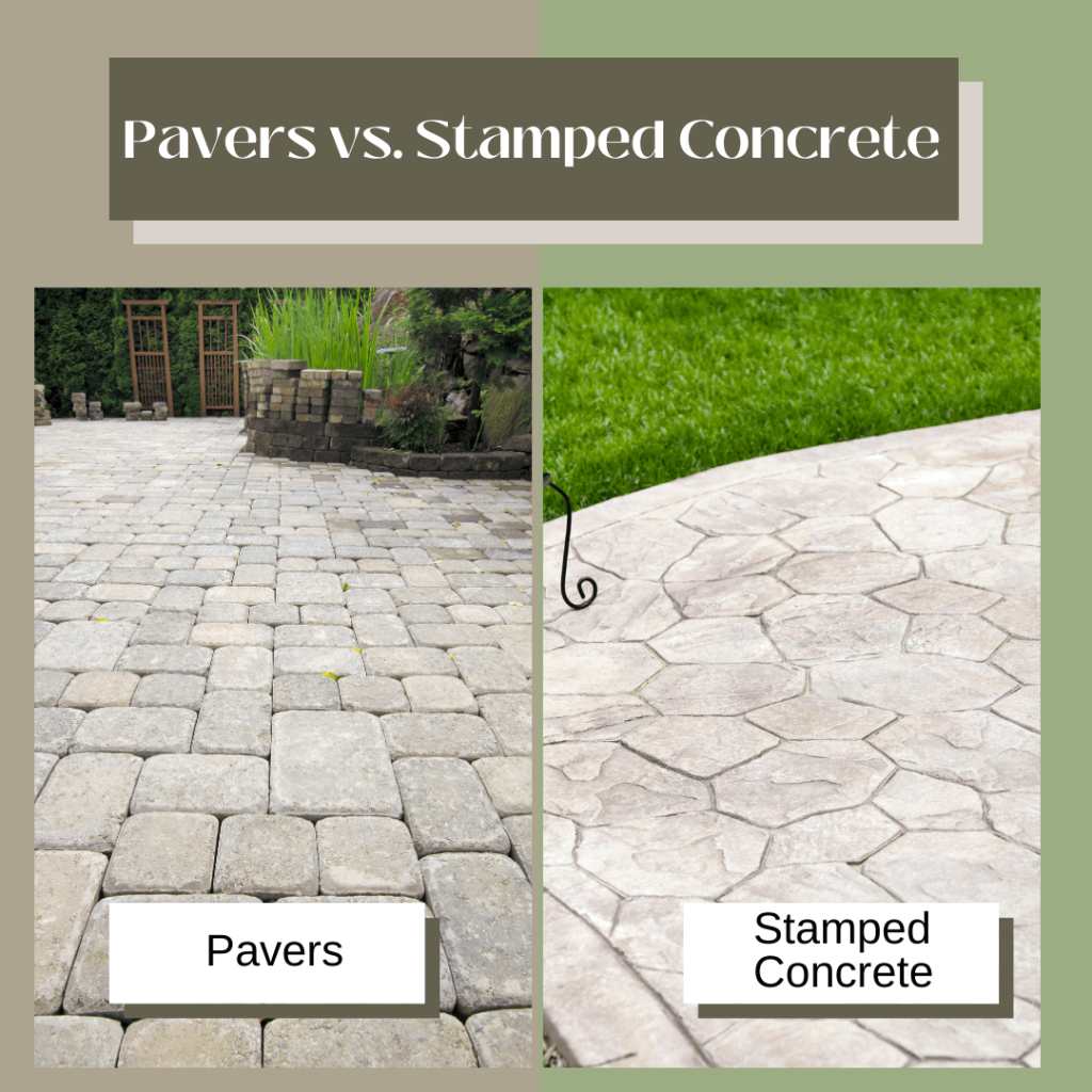 Concrete Vs. Pavers: Which One To Choose? – Gort within Paver Patio Design