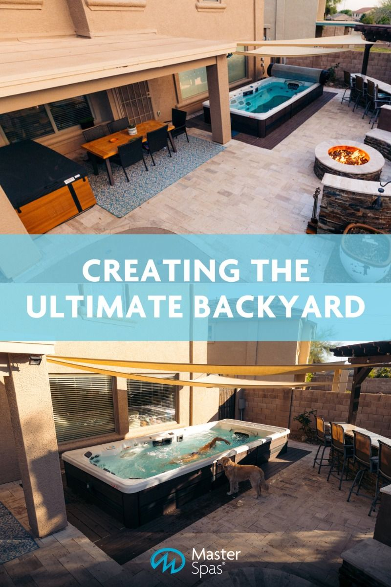 Creating The Ultimate Backyard With A Swim Spa And A Cold Tub! | Swim ... pertaining to Hot Tub Design