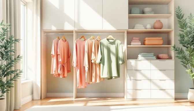 Smart Ways to Layer Light and Eliminate Shadows in a Small Wardrobe