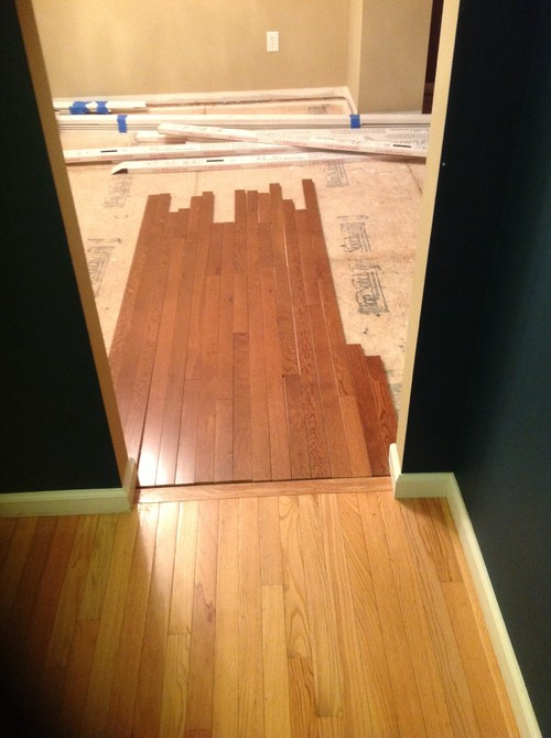How To Match Hardwood To Existing Floor – Warehouse Of Ideas with Floor Color Design