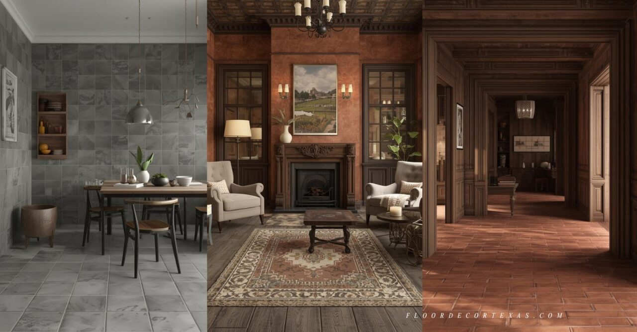 How To Match Your Floor Tile Color With Your Interior Style - Floor ... for The Secret to Matching Your Floors with Your Existing Decor Scheme