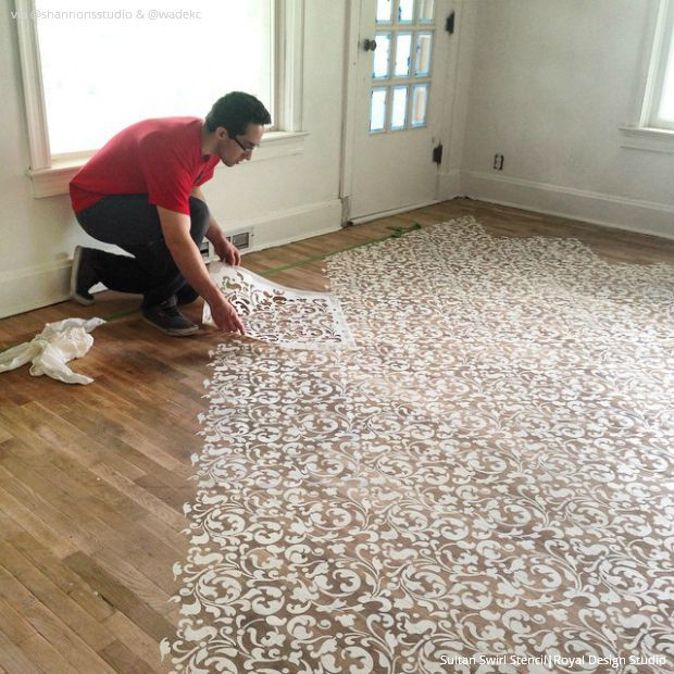 Mistakes to avoid when mapping out a large scale painted floor stencil project