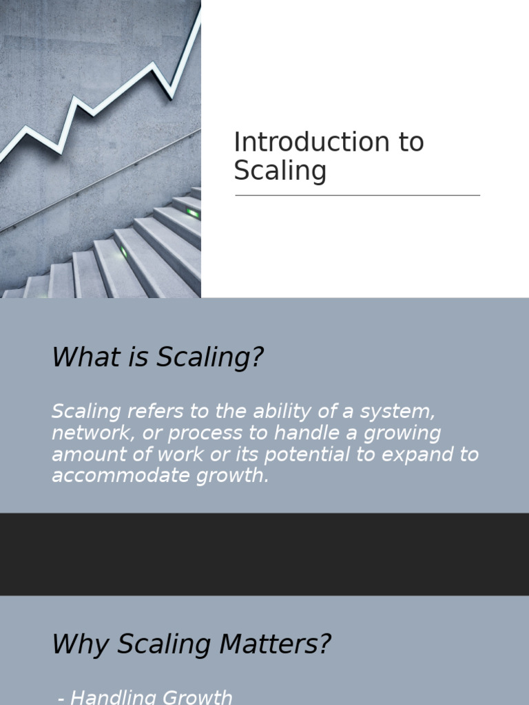 Introduction To Scaling | Pdf | Scalability | Load Balancing (Computing) in Reverse Osmosis Design