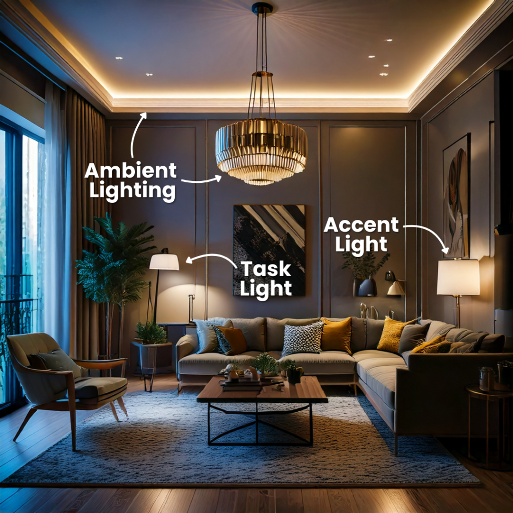 Layering Ambient Task and Accent Lights Without Overcrowding Your Ceiling