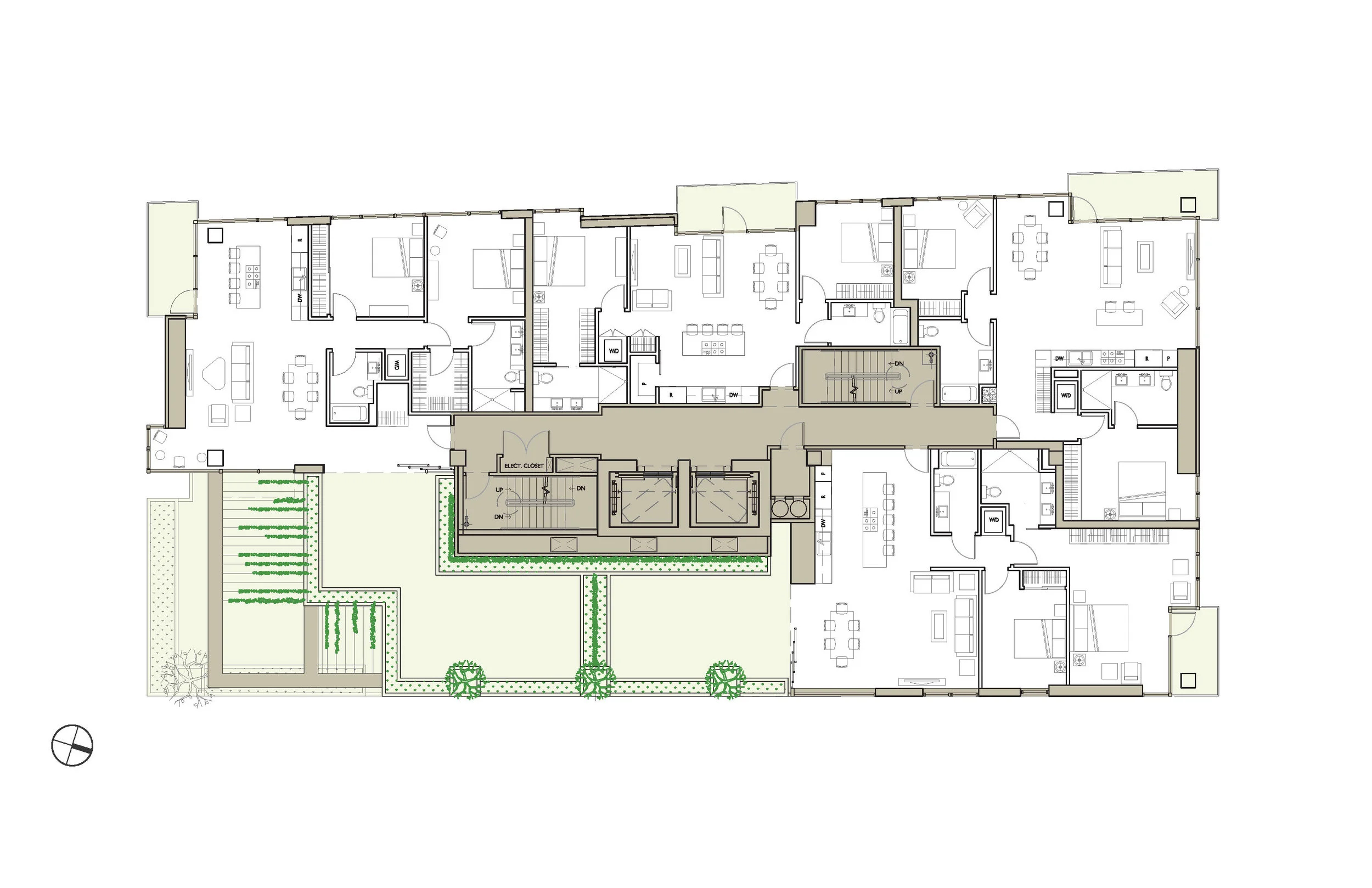 Multi-Family Residential — David Lawrence Gray Architects for Fourplex Design