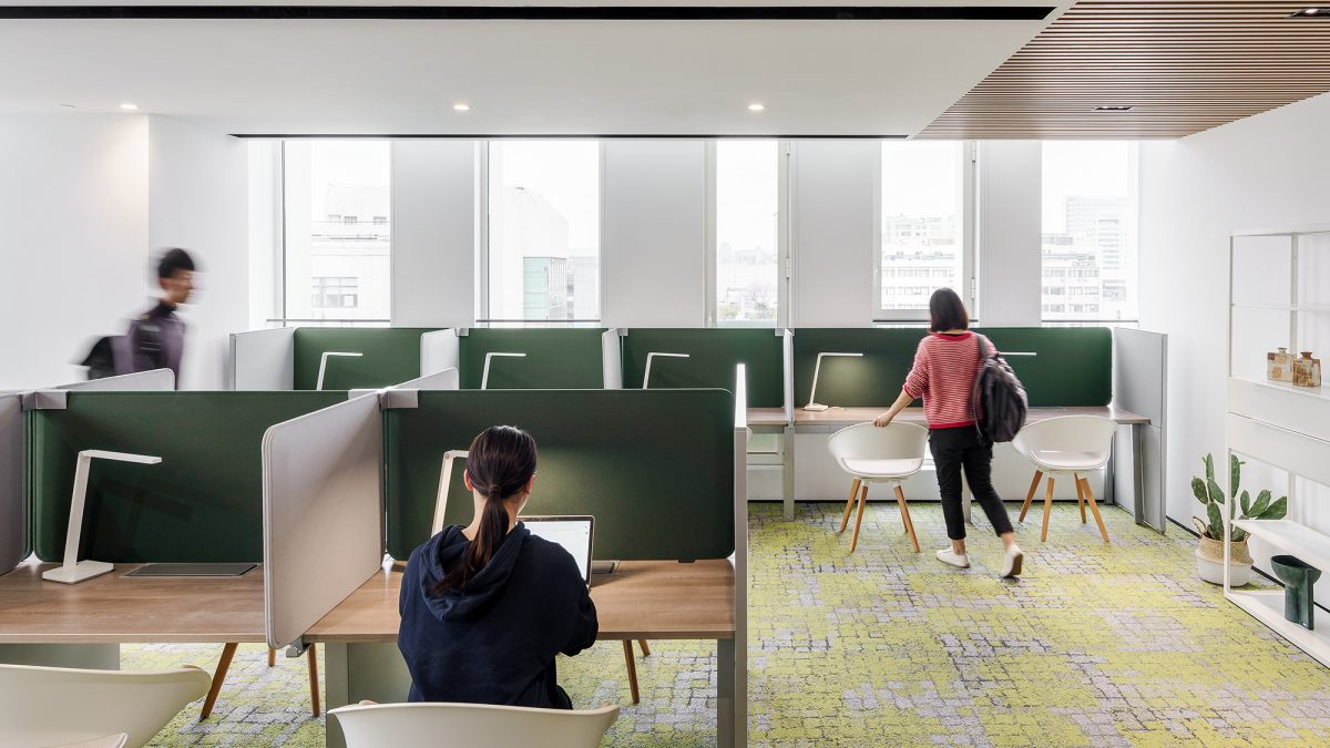 Office Design Ideas: Focus Spaces And Quiet Working | M Moser Associates with regard to The Secret to Peaceful Office Spaces Lies in Acoustic Box-in-Box Engineering