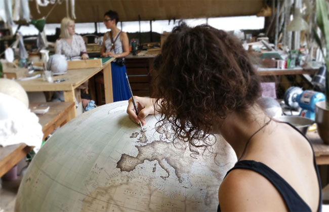 One Of The World’s Last Remaining Globe-Makers That Use The Ancient Art ... within Globe Design