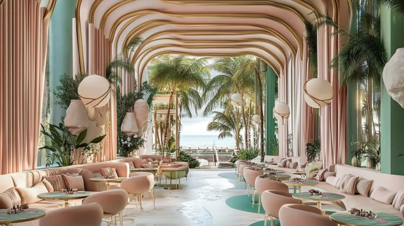 The Architectural Concept Represents A Stunning Integration Of Natural ... throughout Outdoor Dining Area