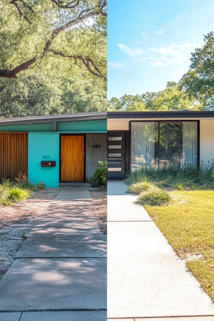 Real Stories of Families Who Completely Transformed Their Mid-Century Exteriors