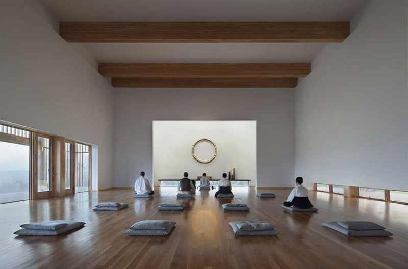 Won Dharma Center By Hanrahan Meyers Architects | Meditation Room ... in What architects get right and wrong when designing corporate meditation rooms