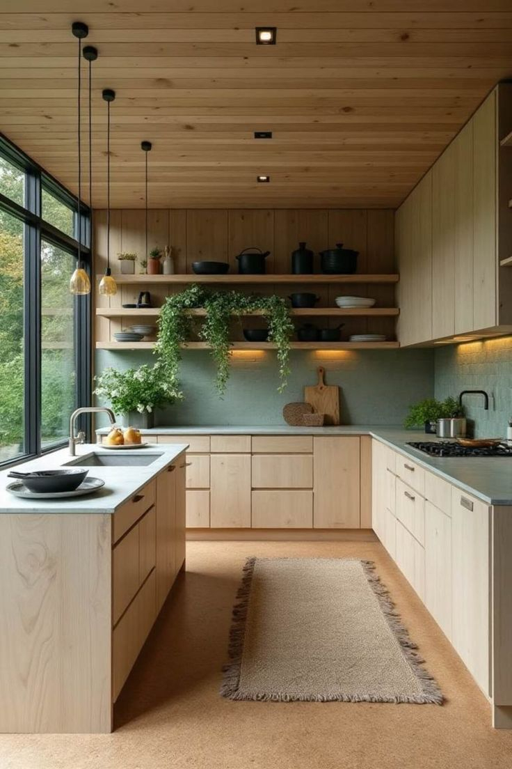 15 Best Earthy Kitchen Design Ideas That Wow With Warmth | Bright Light ... inside Creating Warmth in Modern Kitchens Through Innovative Lighting and Textures