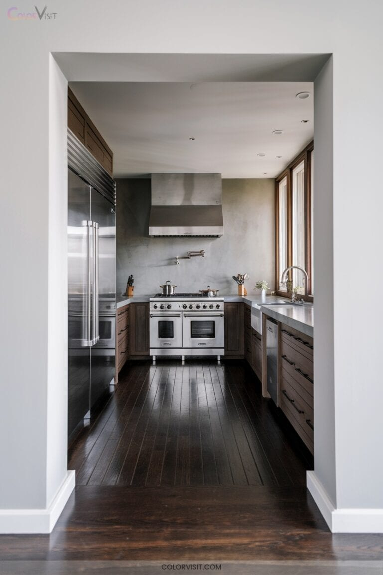 15 Contrasting Dark Floor Kitchen Ideas Color Schemes For Elegance inside Illuminating dark kitchen floors using thoughtful architectural toe kick placement
