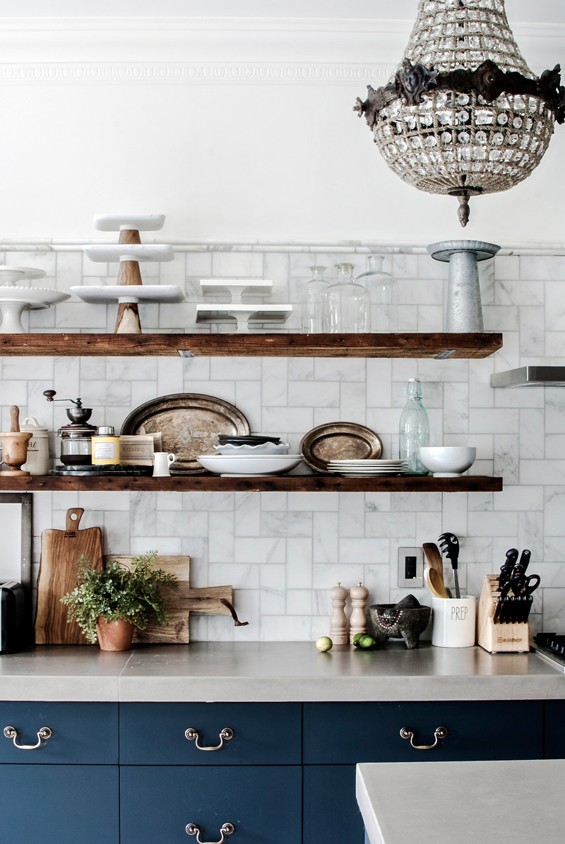 15 Lovely Kitchens With Open Shelving regarding Kitchen Shelf Design