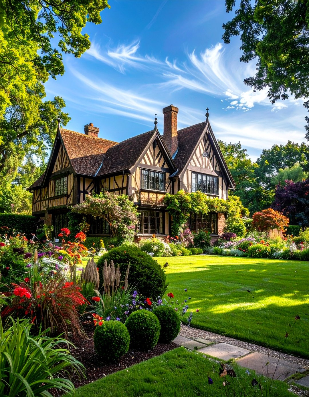Exploring the Timeless Appeal of Steep Roofs and Half Timbering