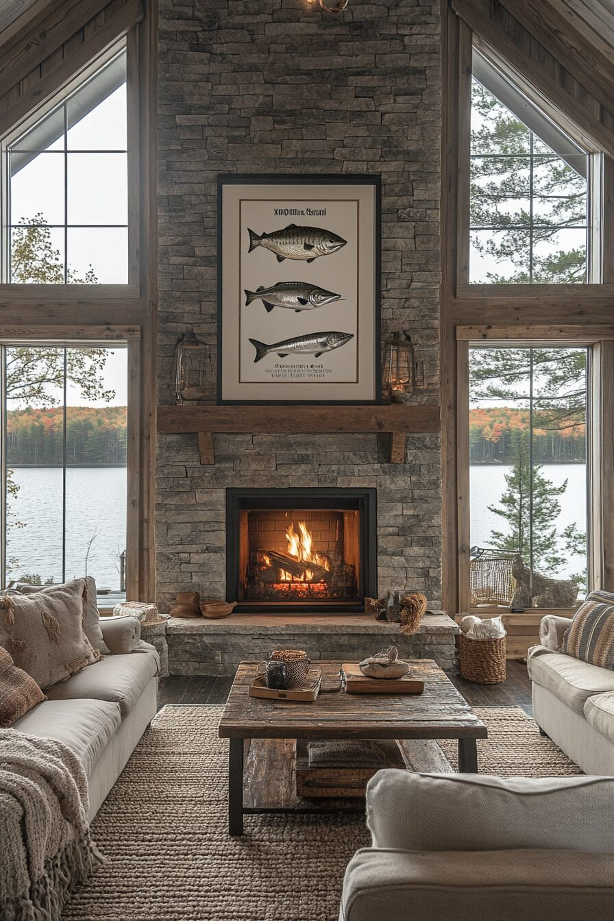 29 Small Fishing Cabin Interior Ideas To Inspire Your Dream Fishing ... within 29 Small Fishing Cabin Interior Ideas Built for Real Life and Muddy Boots
