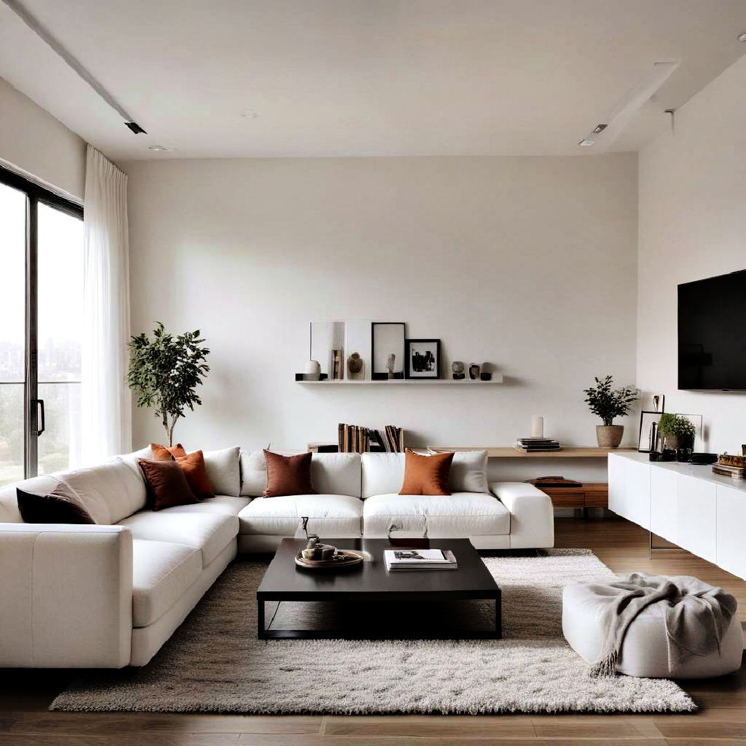 40 Minimalist Living Room Ideas To Transform Your Home with regard to Embracing Minimalist Fixtures That Keep Your Rooms Feeling Open And Airy