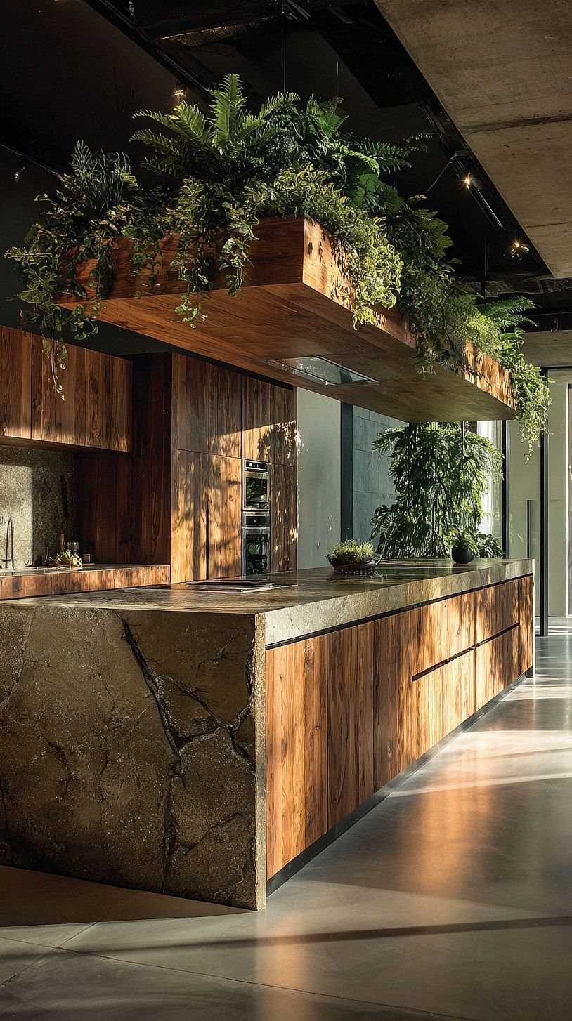 A Guide To Creating A Modern Organic Kitchen With Natural Warmth ... in Creating Warmth in Modern Kitchens Through Innovative Lighting and Textures