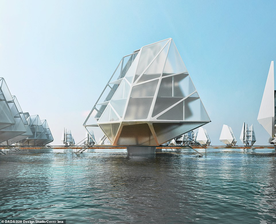 Architect Unveils Vision For Houses Anchored To The Sea Bed That Can ... inside Oceanfront Home Design