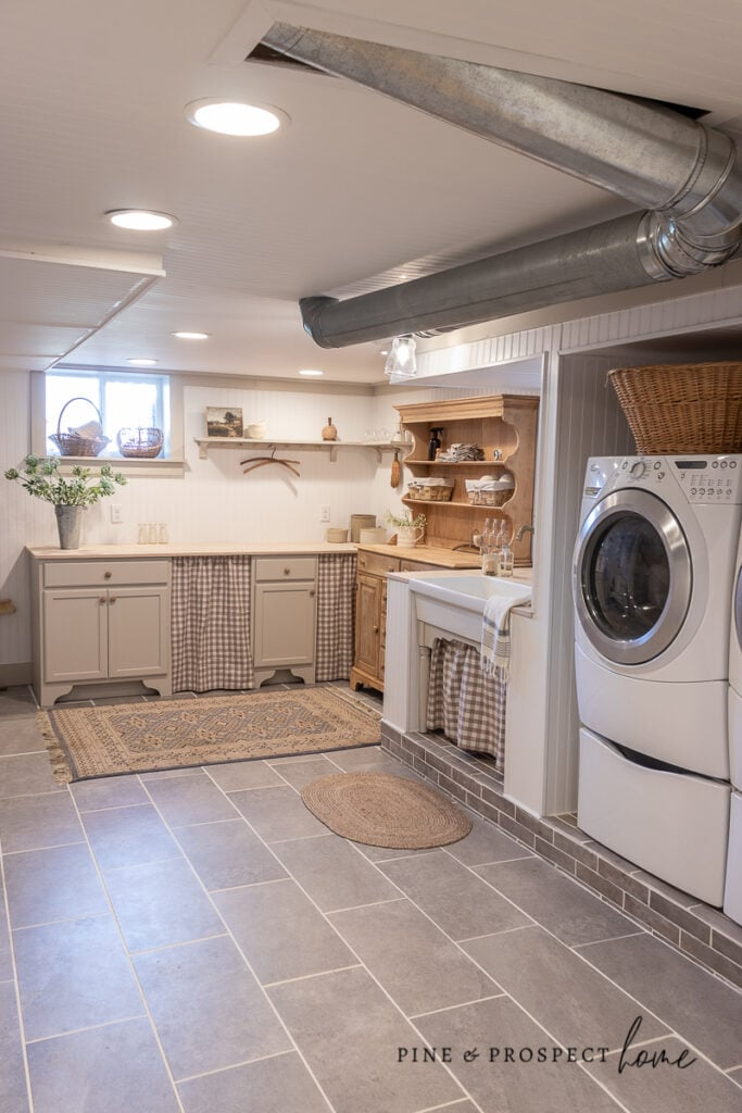 Basement Laundry Room Makeover Ideas for Greywater System Design