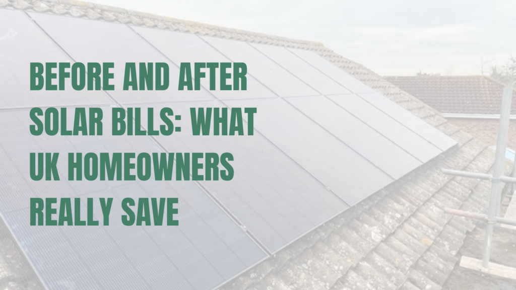 Before & After Solar Bills - Solartherm Uk with regard to Solar Powered Home