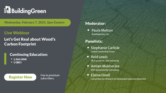 Building Green: Live Webinar - Let’s Get Real About Wood’s Carbon ... within Engineered Wood Design