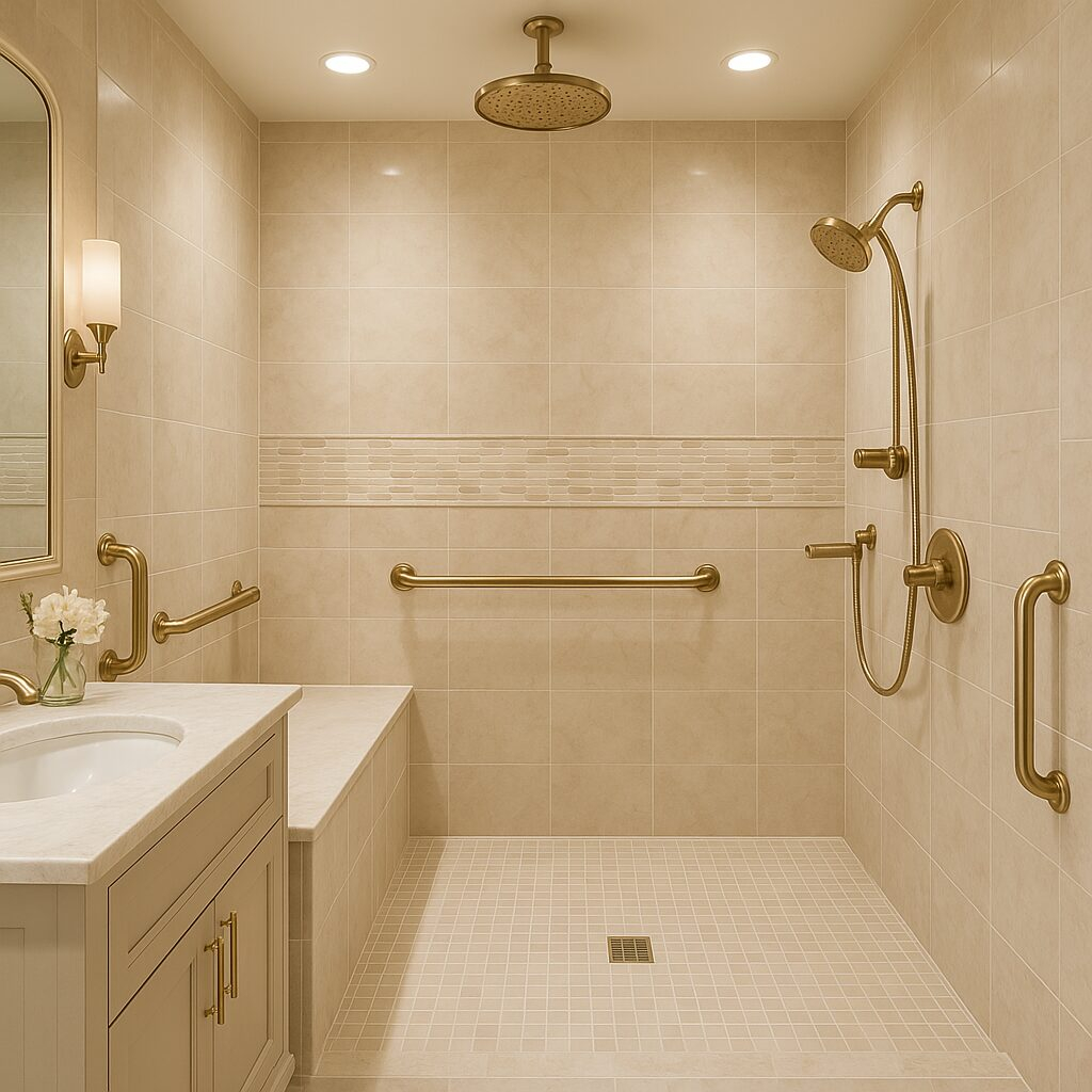 Designing An Aging-In-Place Bathroom Without Sacrificing Style – Golden ... in Bathroom Insert Design