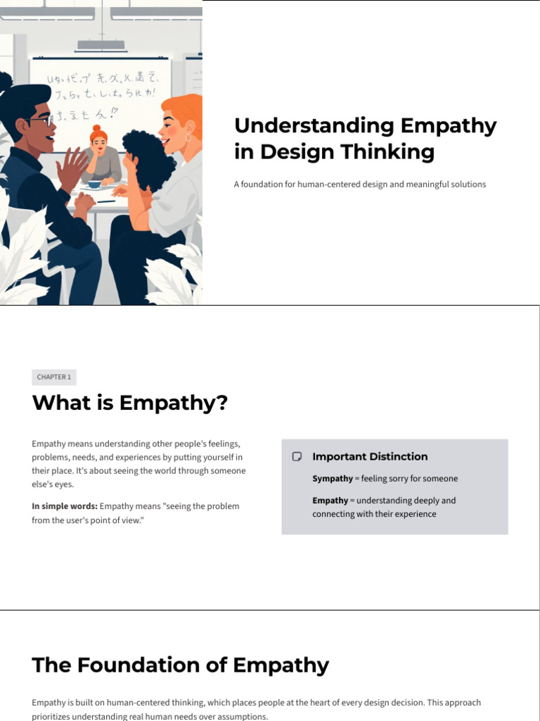 Empathy In Design Thinking Explained | Pdf | Empathy | Design Thinking within Designing Empathy Into the Smallest Corners of Our Homes and Offices