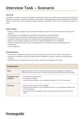 Eyfs Practitioner Interview Pack | Teaching Resources pertaining to Brochure Design