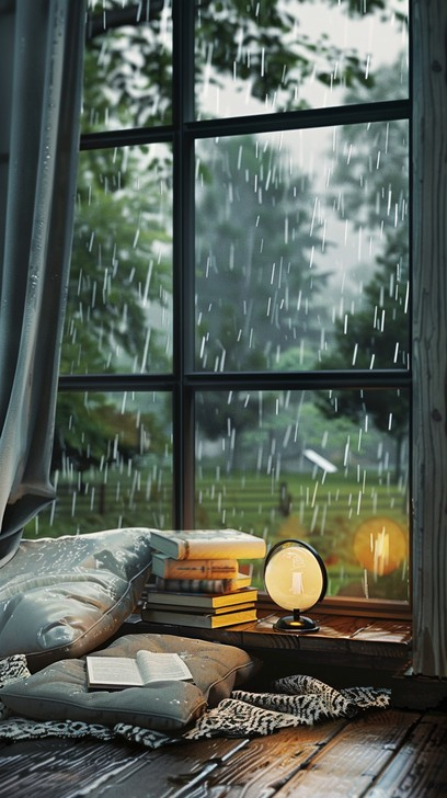 Free Cozy Reading Nook Image | Download At Stockcake with regard to Home Library Interior Design