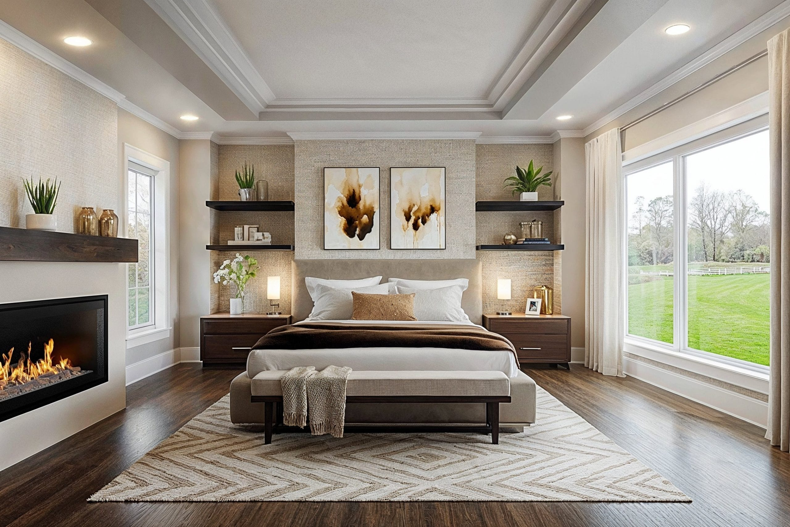 How Big Is A Master Bedroom: Standard Sizes And Layouts - Home Decorit regarding Master Bedroom Interior Design