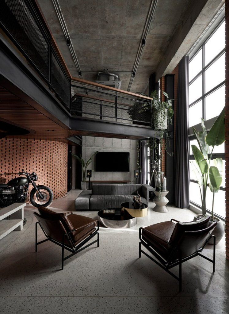 Industrial Interior Design Style Definition - Design Talk regarding Concrete Look Tile Design