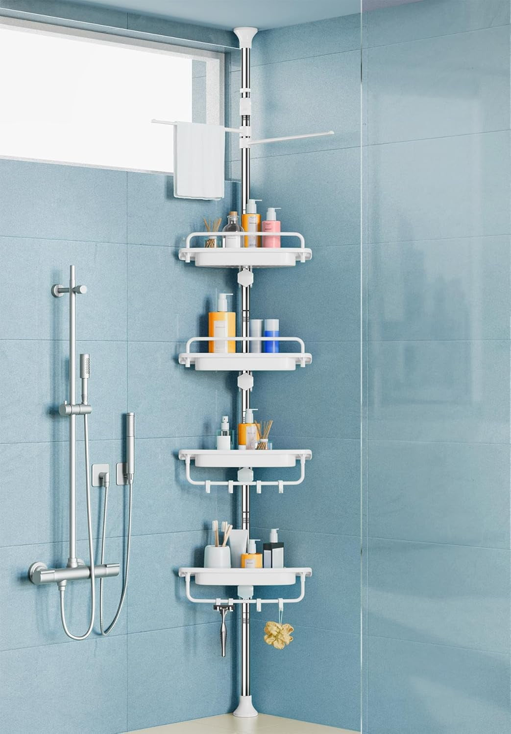 Maximize Space With The Best Tub Shower Organizer For A Tidy Bathroom with Balancing Aesthetics and Drainage in Everyday Shower Caddy Design