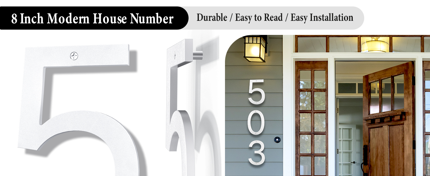 Transforming Your Home Exterior with Clever Vertical House Number Displays