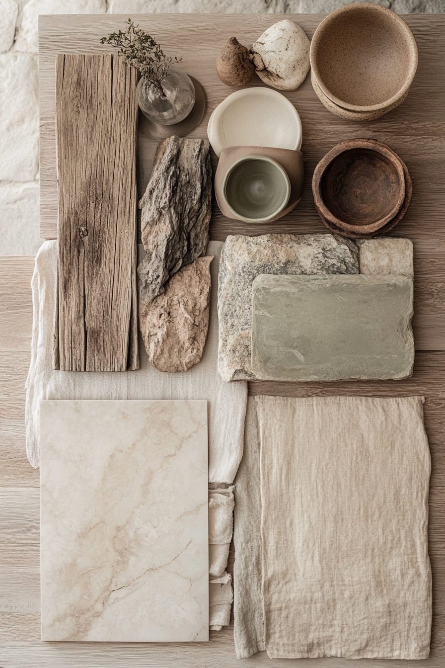 Natural Textures And Earthy Tones | Природные Текстуры И Землистые Тона ... within The Psychology of Living Spaces Why Natural Clay Textures Calm Our Minds and Elevate Moods